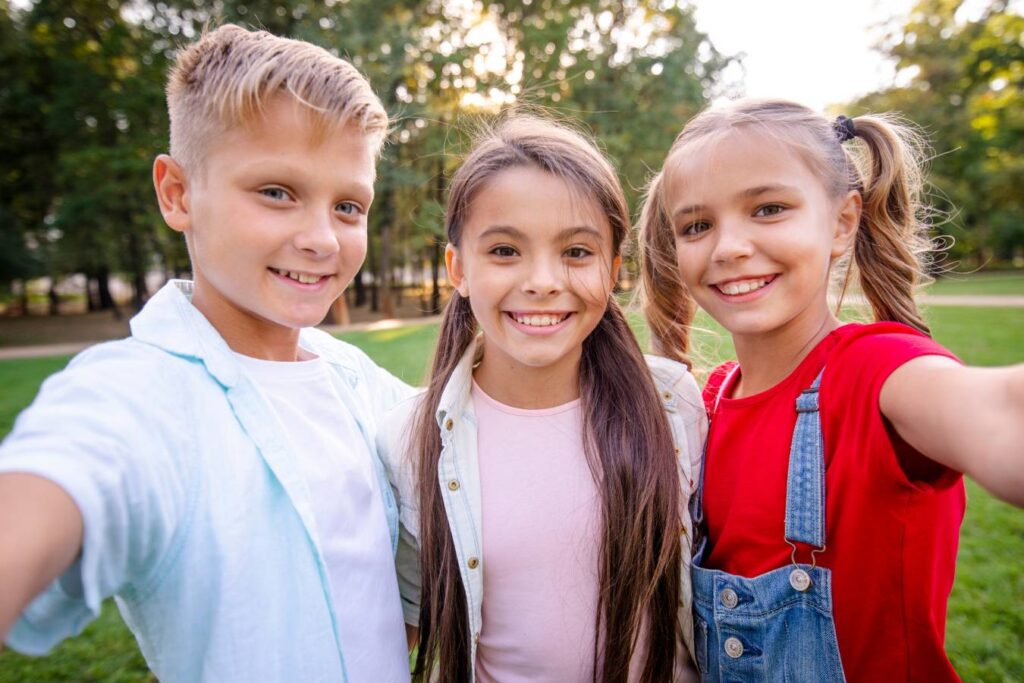 Kids Smiling faces